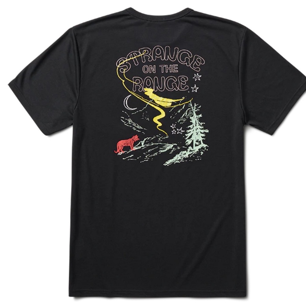Roark Black Short Sleeve Graphic Tee‎